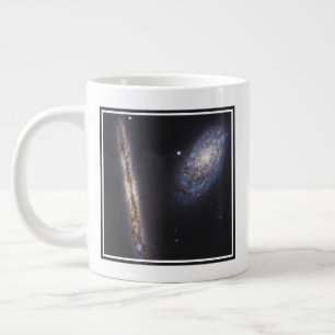 Edge-On Galaxy Ngc 4302 & Tilted Galaxy Ngc 4298 Jumbo-Tasse