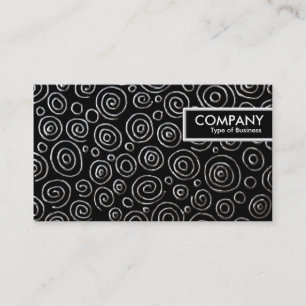 Edge-Tag - Abstrakt 18112 - Exotisches Metall Visitenkarte