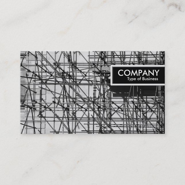 Edge-Tag - Gerüst Visitenkarte (Vorderseite)