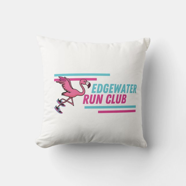 Edgewater Run Club Kissen (Vorderseite)