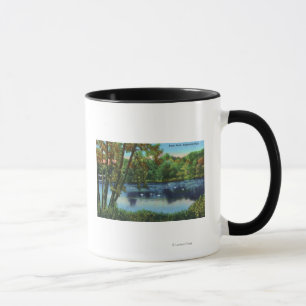 Edgewood Park-Ansicht des Enten-Teichs Tasse