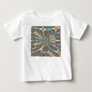 Edgy African Urban Pop Art Abstrakt Optisches Desi Baby T-shirt