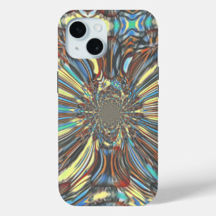 Edgy African Urban Pop Art Abstrakt Optisches Desi iPhone 15 Hülle