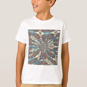 Edgy African Urban Pop Art Abstrakt Optisches Desi T-Shirt