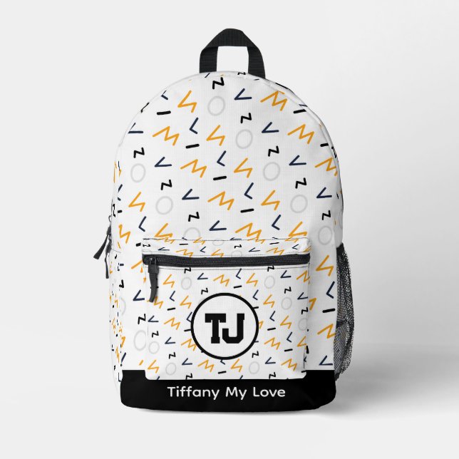 Edgy Bachelor Weekend Vacation Backpack Bedruckter Rucksack (Vorderseite)