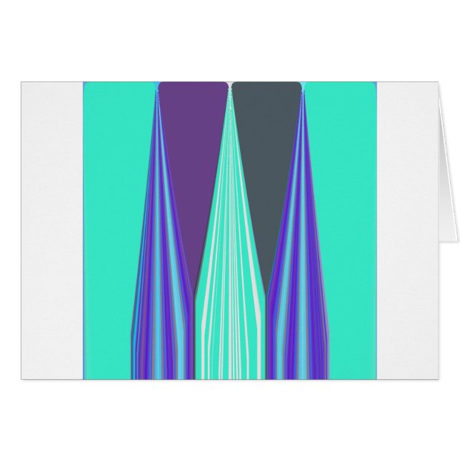 Edgy Blue Art (Vorderseite (Horizontal))