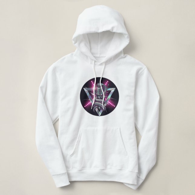 Edgy Cobra Mic Hoodie 🐍 🎤 (Design vorne)