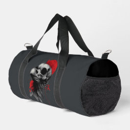 Edgy Crow Skull Gothic Grunge Tactical Duffel Bag Duffle Bag