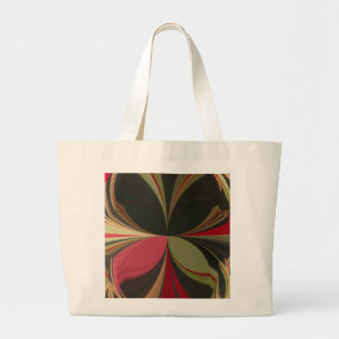 Edgy Earth Kaleidoskop-Kunstprint Jumbo Stoffbeutel