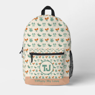 Edgy Favor Geschenk Bachelor Wochenende Backpack f Bedruckter Rucksack