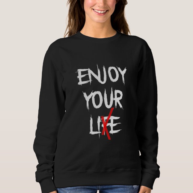 Edgy Gothic Clothing - Genießen Sie Ihren Lie Grun Sweatshirt (Vorderseite)