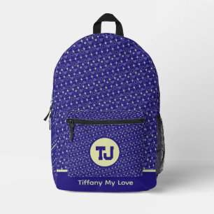 Edgy Gym Sporty Backpack für Mädchen Bedruckter Rucksack