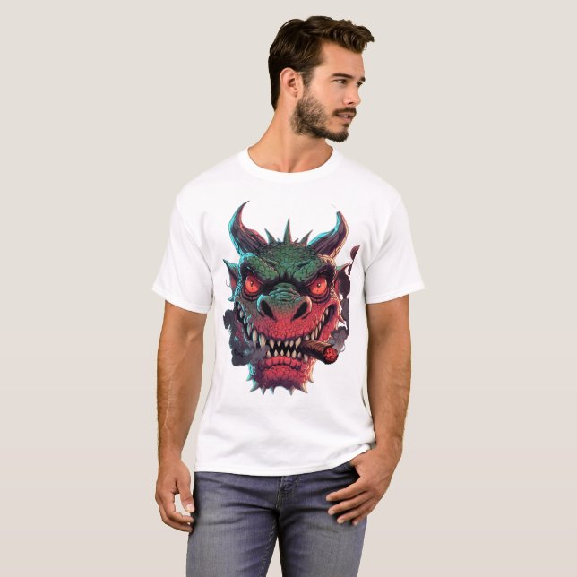 Edgy Urban Fantasy Character graphic T-Shirt (Vorne ganz)