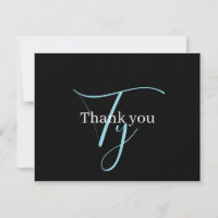 Edierbare kursive Schriftmonogramm Schwarz Blau We