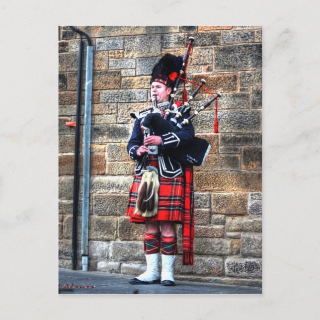 Edimburgh Postkarte (Vorderseite)
