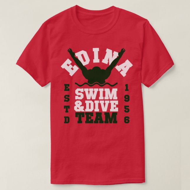 Edina Swim Dive Team4 T-Shirt (Design vorne)