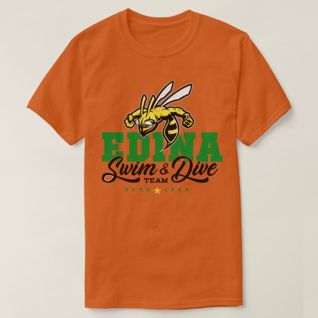 Edina Swim Dive Team 16 T-Shirt (Design vorne)