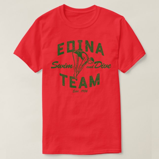 Edina Swim Dive Team 3 T-Shirt (Design vorne)