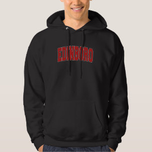 EDINBORO PA PENNSYLVANIA Varsity Style USA Vintag Hoodie