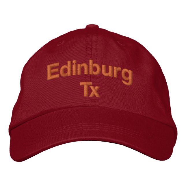 Edinburg Texas cap Bestickte Baseballkappe (Vorderseite)