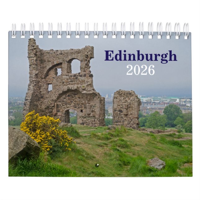 Edinburgh 2026 Calendar Kalender (Titelbild)