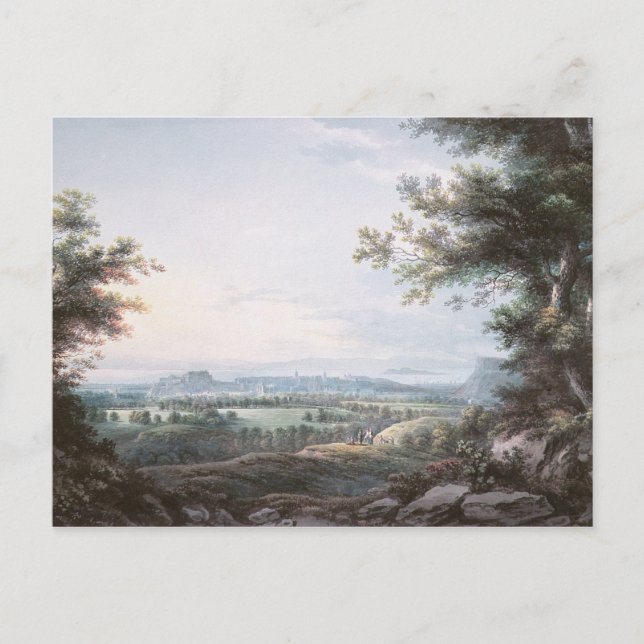 Edinburgh aus dem Süden, 18. Jahrhundert Postkarte (Vorderseite)