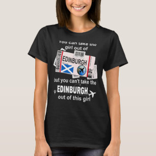 Edinburgh Boarding Pass Edinburgh Girl Edinburgh T-Shirt