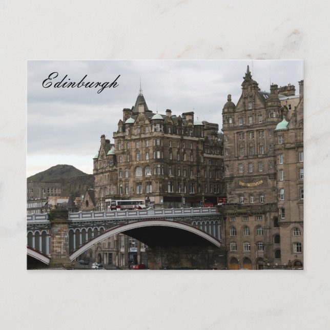 Edinburgh-Brücke Postkarte (Vorderseite)