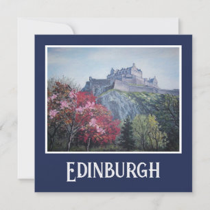 Edinburgh Burg Kunstvoll wandern im Valle Verzasca Feiertagskarte
