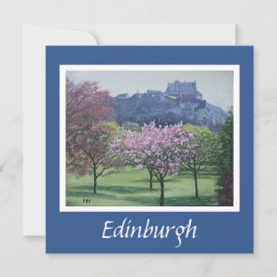 Edinburgh Burg Kunstvoll wandern im Valle Verzasca Feiertagskarte