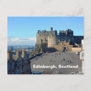 Edinburgh Castle Esplanade, Edinburgh, Schottland Postkarte