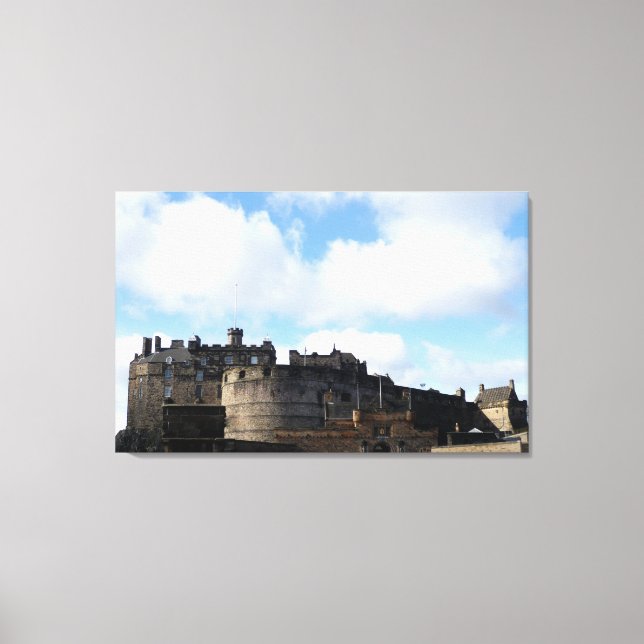 Edinburgh Castle in Schottland Leinwanddruck (Vorderseite)