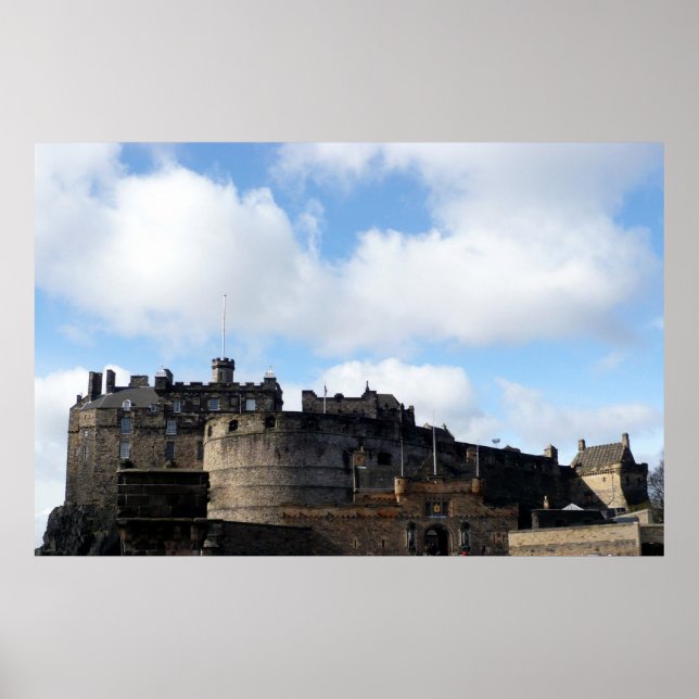 Edinburgh Castle in Schottland Poster (Vorne)