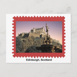 Edinburgh Castle Postage Briefmarke Postkarte