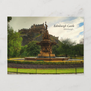 Edinburgh Castle Postcard Postkarte