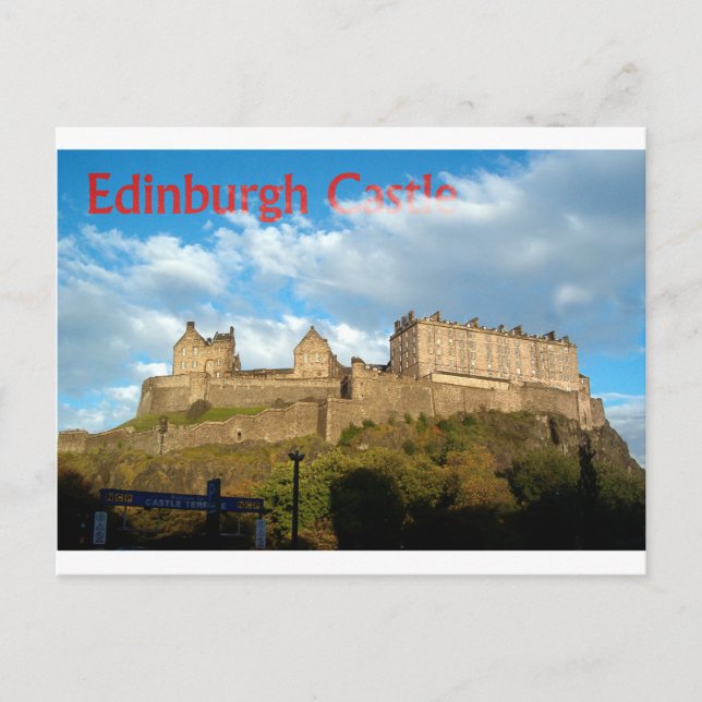 Edinburgh Castle Postcard Postkarte (Vorderseite)