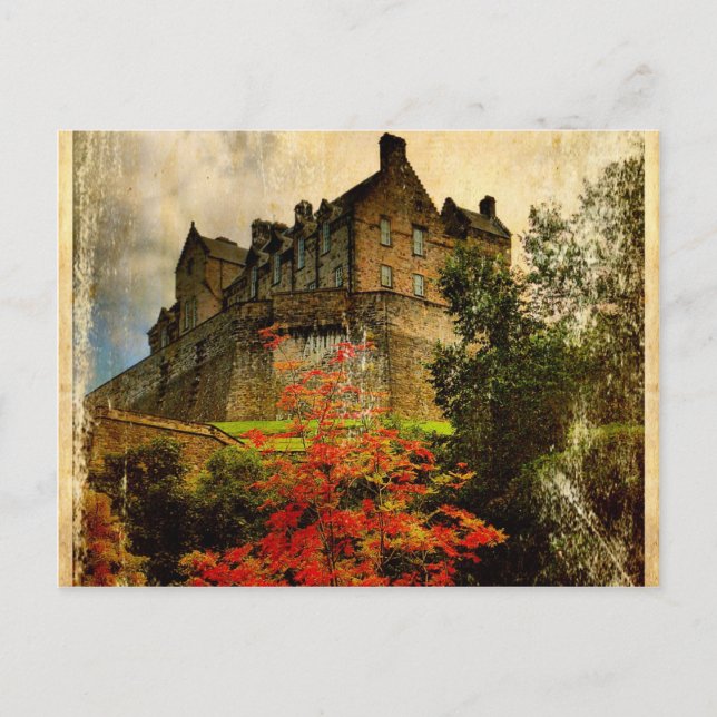 Edinburgh Castle Postkarte (Vorderseite)