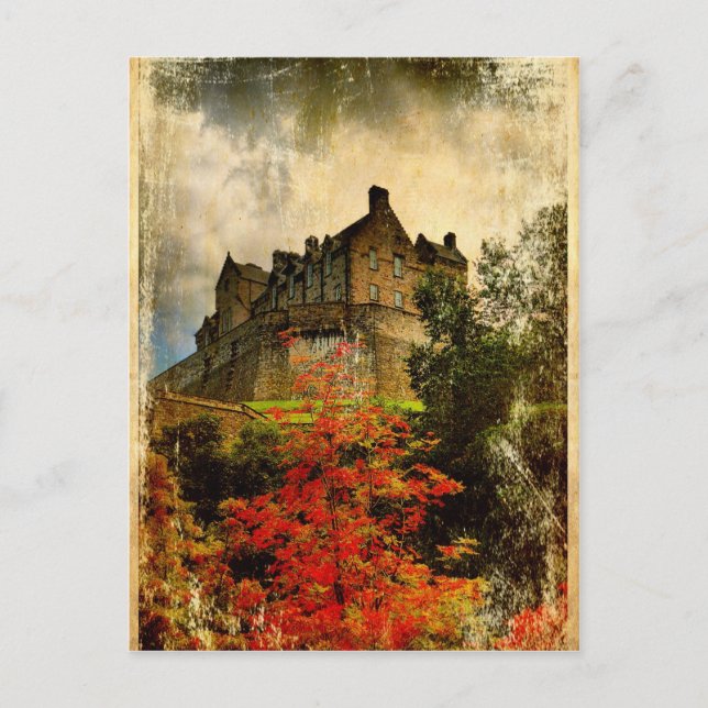 Edinburgh Castle Postkarte (Vorderseite)