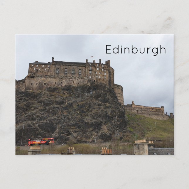 Edinburgh Castle Postkarte (Vorderseite)