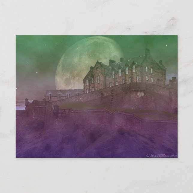 Edinburgh Castle Postkarte (Vorderseite)