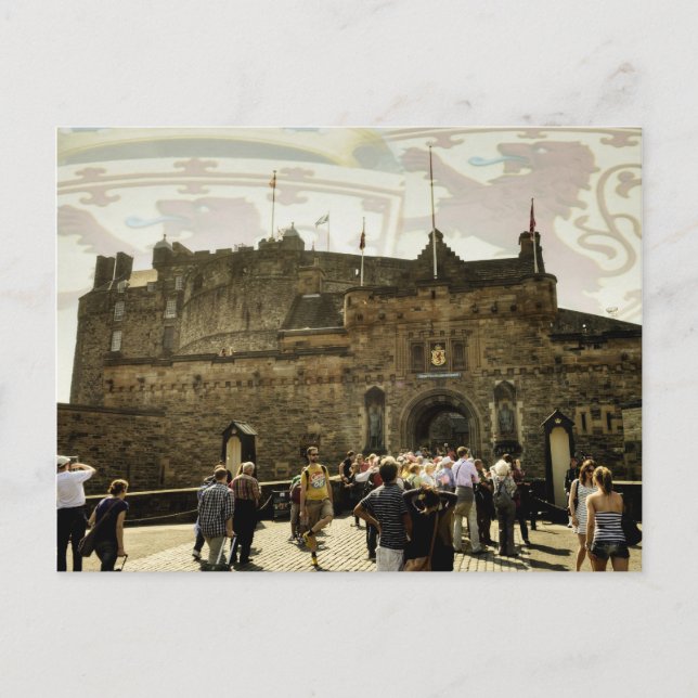 Edinburgh Castle Postkarte (Vorderseite)