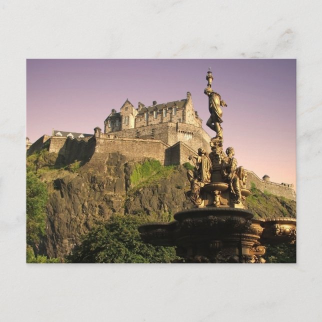 Edinburgh Castle Postkarte (Vorderseite)