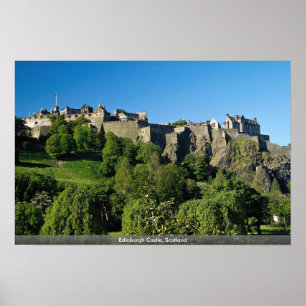 Edinburgh Castle, Schottland Poster