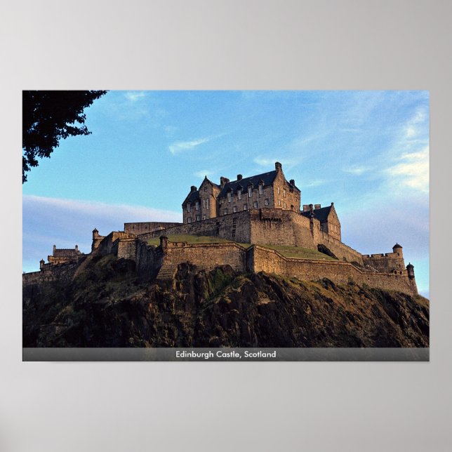 Edinburgh Castle, Schottland Poster (Vorne)