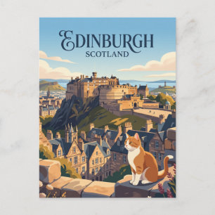 Edinburgh Castle Schottland Postkarte