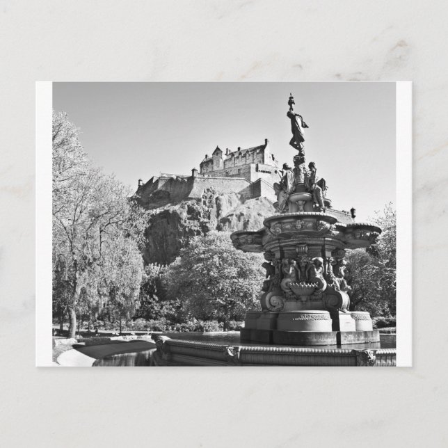 Edinburgh Castle, Schottland Postkarte (Vorderseite)