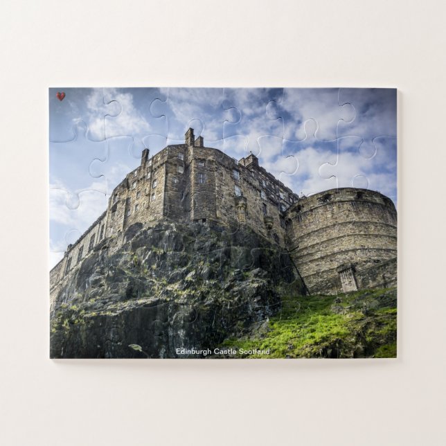 Edinburgh Castle Schottland Puzzle (Horizontal)