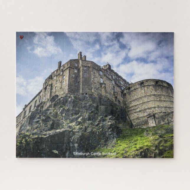 Edinburgh Castle Schottland Puzzle (Horizontal)