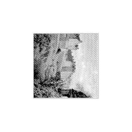 Edinburgh Castle Sepia Photograph Gummistempel