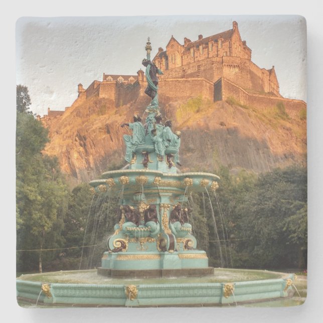 Edinburgh Castle Steinuntersetzer (Vorderseite)
